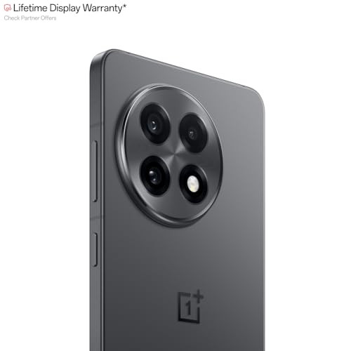 OnePlus 13R Smarter with OnePlus AI Lifetime Display Warranty 12GB RAM 256GB Storage Nebula Noir