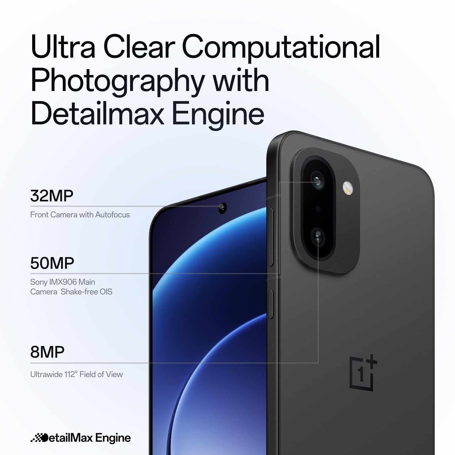 OnePlus 15R  12GB256GB  Charcoal Black  Worlds First Snapdragon 8 Gen 5  7400mAh Battery  Personalised AI  Game-Changing 165Hz Display  IP68 IP69 IP66  IP69K  4K 120fps Video