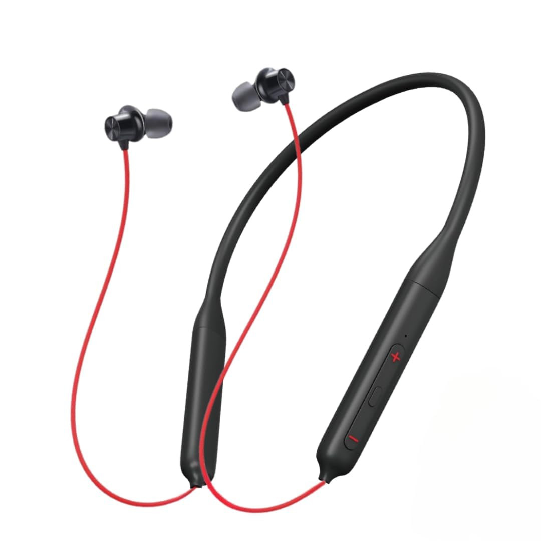 OnePlus Bluetooth Headphones JO25 Wireless Neckband with Mic Deep Bass Quick Charge Long Battery for Nord 2T CE 2 11RT 11R 9RT All Latest Models