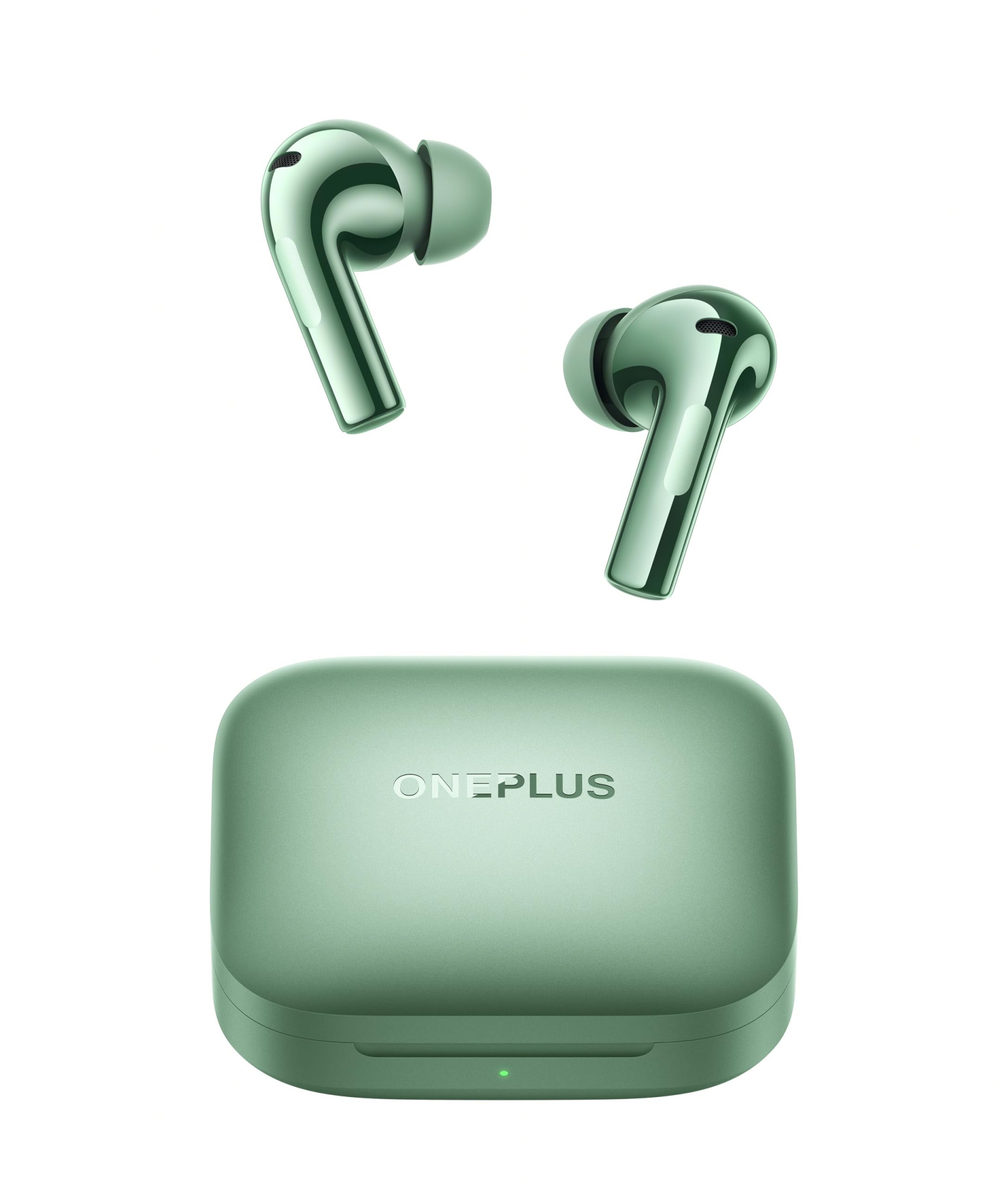 OnePlus Buds 3 Truly Wireless Bluetooth Earbuds with Upto 49Db Smart ANCHi-Res Sound Qualityin EarSliding Volume Control10Mins for 7Hours Fast Charging with Upto 44Hrs Playback Green