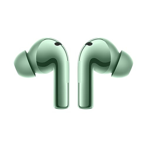 OnePlus Buds 3 Truly Wireless Bluetooth Earbuds with Upto 49Db Smart ANCHi-Res Sound Qualityin EarSliding Volume Control10Mins for 7Hours Fast Charging with Upto 44Hrs Playback Green