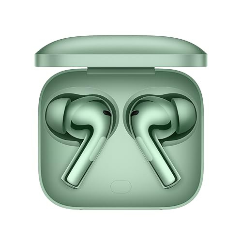OnePlus Buds 3 Truly Wireless Bluetooth Earbuds with Upto 49Db Smart ANCHi-Res Sound Qualityin EarSliding Volume Control10Mins for 7Hours Fast Charging with Upto 44Hrs Playback Green