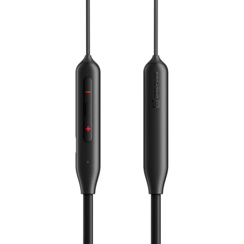 OnePlus Bullets Wireless Z3 in-Ear Neckband with 124mm Drivers 3D Spatial Audio10 mins Charge for 27 hrs Playback AI Call Noise Cancellation 4 EQ preset Dynamic bass Enhancement BT54