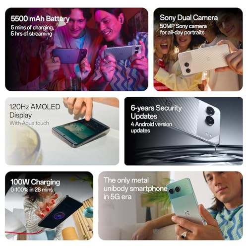 OnePlus Nord 4 5G Obsidian Midnight 8GB RAM 256GB Storage