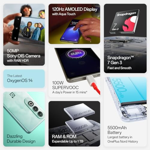 OnePlus Nord CE4 Dark Chrome 8GB RAM 256GB Storage