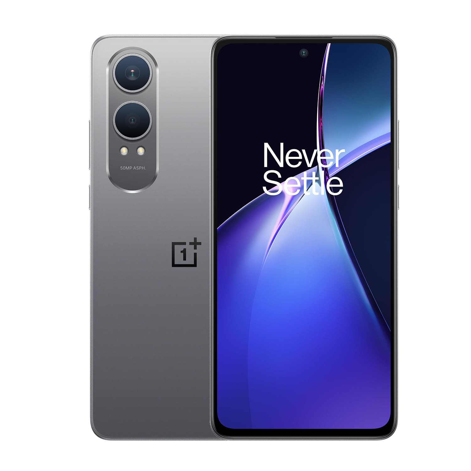 OnePlus Nord CE4 Lite 5G Super Silver 8GB RAM 128GB Storage Lifetime Display Warranty 5500 mAh Battery 80W SUPERVOOC and Reverse Charging 50MP Camera with OIS 120Hz AMOLED Display