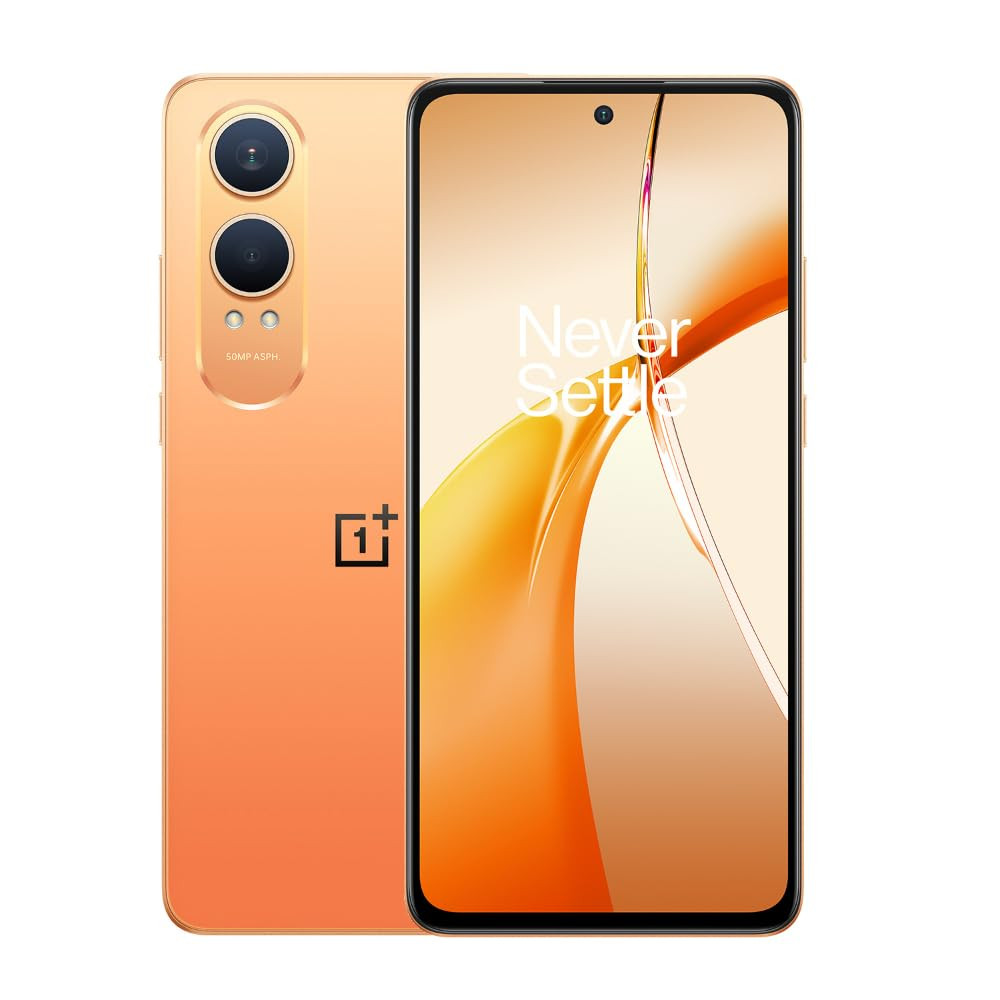 OnePlus Nord CE4 Lite 5G Ultra Orange 8GB RAM 128GB Storage Lifetime Display Warranty 5500 mAh Battery 80W SUPERVOOC and Reverse Charging 50MP Camera with OIS 120Hz AMOLED Display