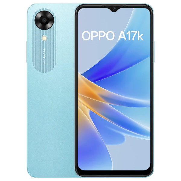 Image of Oppo A17k (Blue, 3GB RAM, 64GB Storage) with No Cost EMI/Additional Exchange Offers