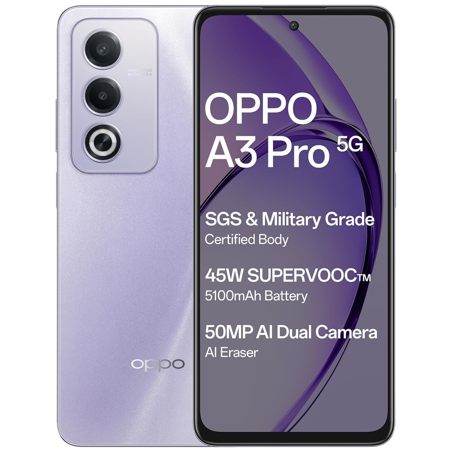 Oppo A3 Pro 5G Starry Black 8GB RAM 256GB Storage Without Offer