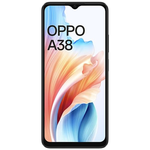 Oppo A38 Glowing Black 4GB RAM 128GB Storage 5000 mAh Battery and 33W SUPERVOOC 656 HD 90Hz Waterdrop Display 50MP Rear AI Camera with No Cost EMIAdditional Exchange Offers