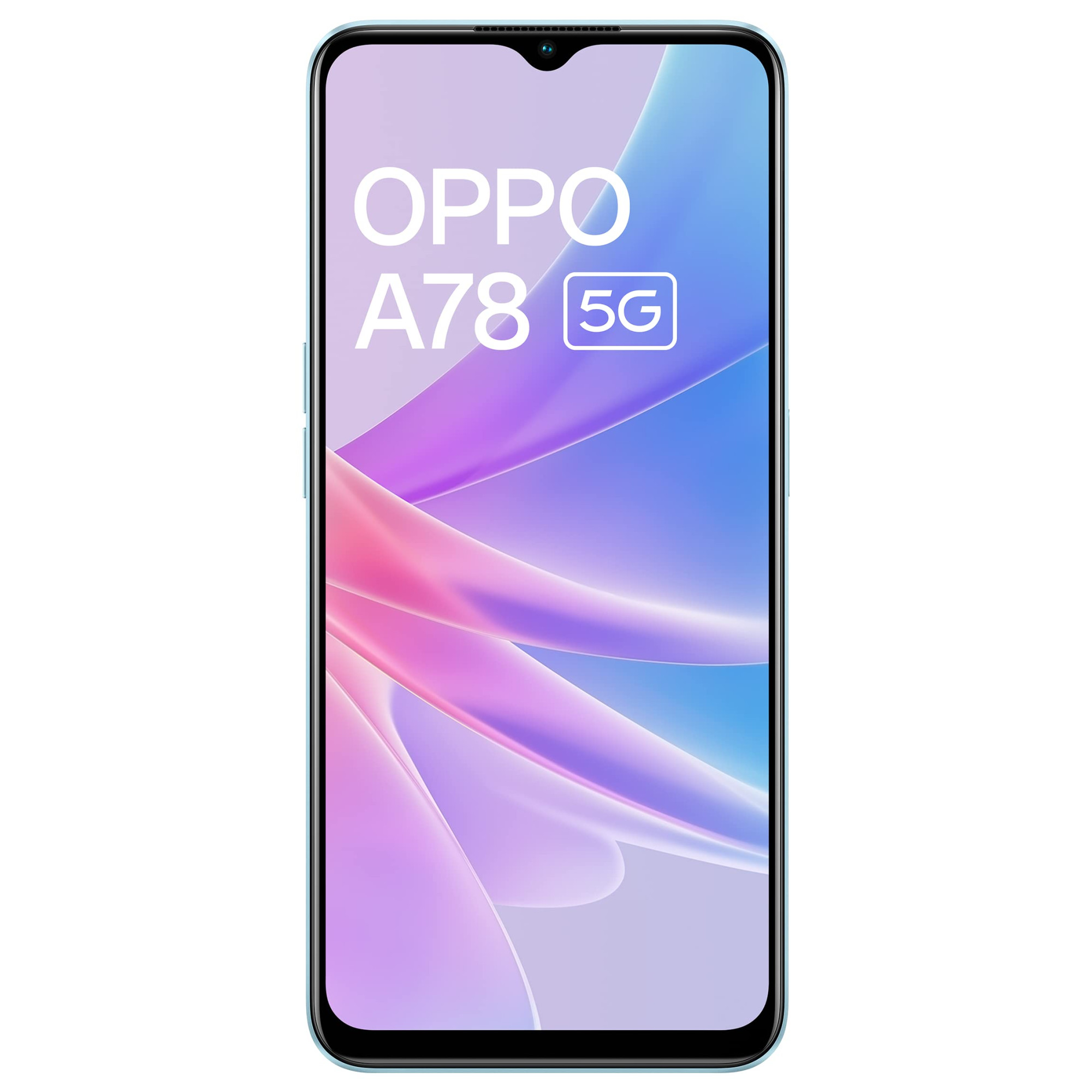 Oppo A78 5G Glowing Blue 8GB RAM 128 Storage 5000 mAh Battery with 33W SUPERVOOC Charger 50MP AI Camera 90Hz Refresh Rate with No Cost EMIAdditional Exchange Offers