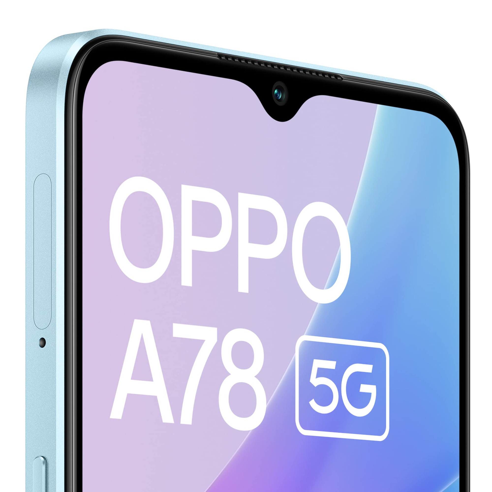 Oppo A78 5G Glowing Blue 8GB RAM 128 Storage 5000 mAh Battery with 33W SUPERVOOC Charger 50MP AI Camera 90Hz Refresh Rate with No Cost EMIAdditional Exchange Offers