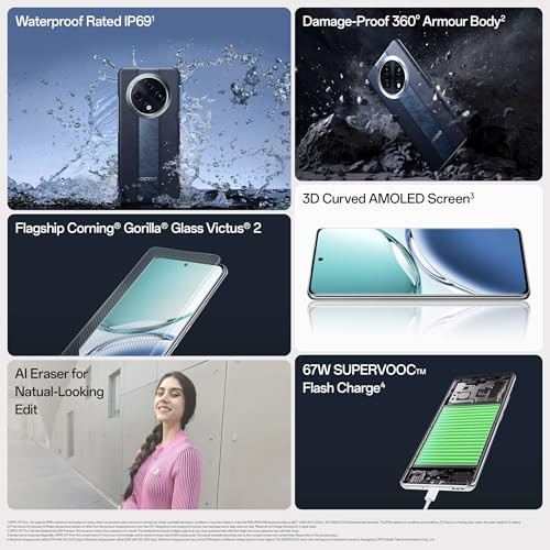 OPPO F27 Pro 5G Dusk Pink 8GB RAM 256GB Storage 67 FHD AMOLED Toughest 3D Curved Display64MP AI Featured CameraIP69  67W SUPERVOOC with No Cost EMIAdditional Exchange Offers