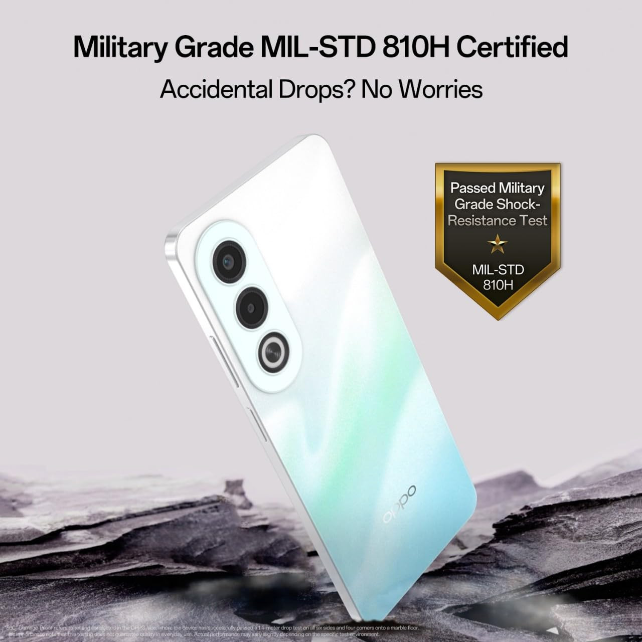 Oppo K12x 5G Smartphone 8GB RAM 256GB Storage 1694cm LCD Display 5100mAh Battery 45W SUPERVOOC Flash Charge 360 Damage-Proof Armour Body Charger in The Box Breeze Blue