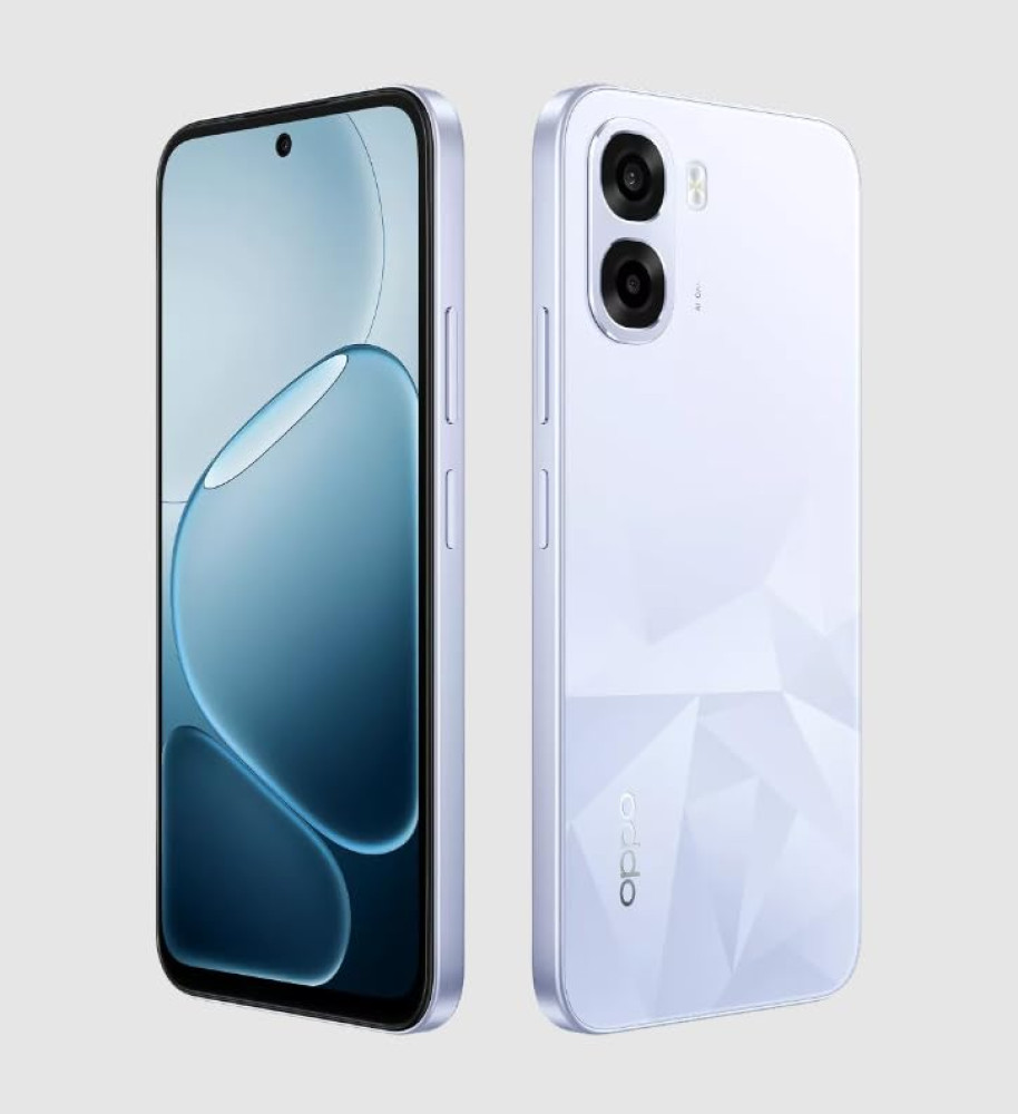 Image of OPPO K14x 5G Smartphone, 6GB RAM, 128GB Storage, ICY Blue, Dual Camera, 48-Month Fluency Protection