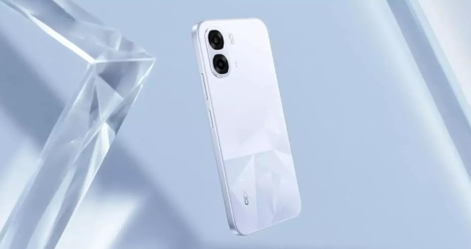 OPPO K14x 5G Smartphone 6GB RAM 128GB Storage ICY Blue Dual Camera 48-Month Fluency Protection
