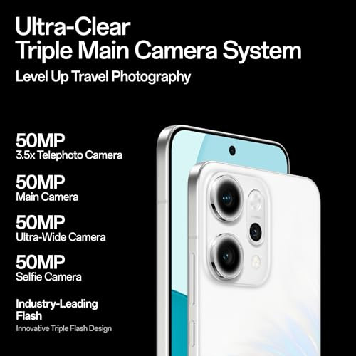OPPO Reno14Pro 5G Pearl White 12GB RAM 512GB Storage