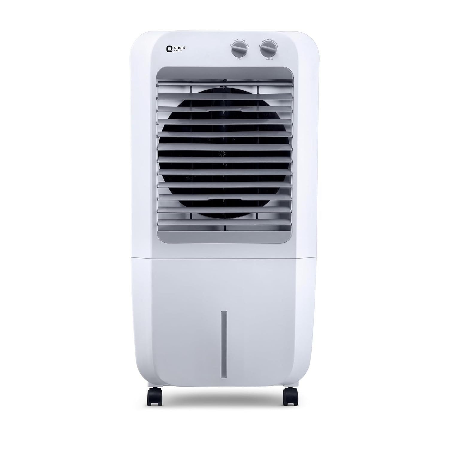 Orient Electric Aeroquid 46L Personal Cooler 8m Air Throw Distance 150W Power Consumption 4 Way Cooling 1 Year Product Warranty White