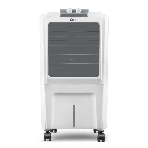 Image of Orient Electric Durachill 40 L Portable Air Cooler For Home | Densenest Honeycomb Pads |More Air Delivery | Fully Collapsible Louvers |Inverter Compatible | 1 Year Warranty by Orient | White &amp; Grey