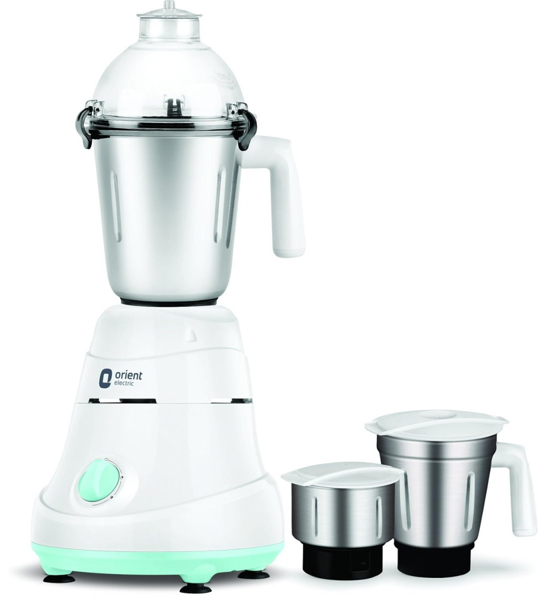Orient Electric Kitchen Kraft MGKK75B3 750-Watt Mixer Grinder with 3 Jars WhiteTurquoise Blue
