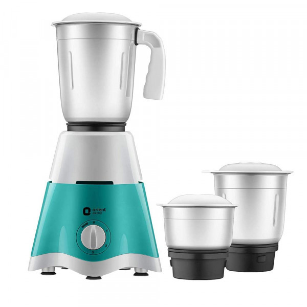 Image of Orient Electric MGBL50TG3 500W Mixer Grinder with 3 Jars, Green, Turquoise Green