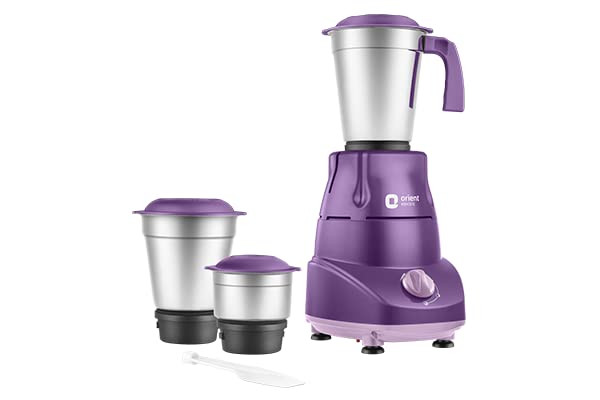 Orient Electric MGBP50L3 JX 3 500 Mixer Grinder 3 Jars Purple