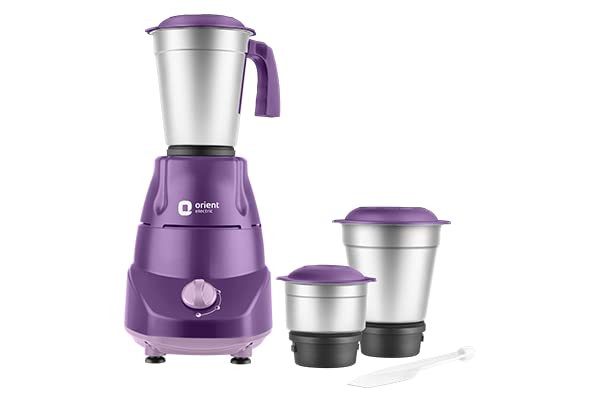 Orient Electric MGBP50L3 JX 3 500 Mixer Grinder 3 Jars Purple