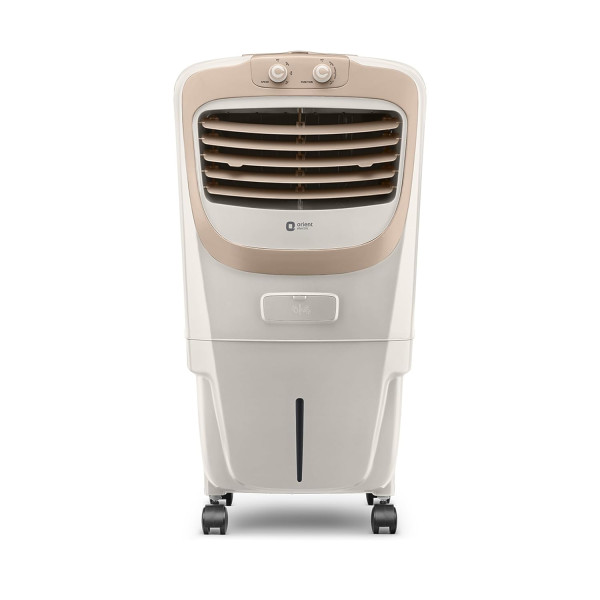 Image of Orient Electric Premia 26 L Personal Air Cooler Home | Densenest Honeycomb Pads With Dust Filter | Inverter Compatible | Portable Air Cooler For Room | Ice Chamber For Extra Cooling | Beige