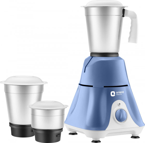 Image of Orient Electric Sprint Super 3 jar 500W Mixer Grinder.(MGSS50B3/Blue &amp; White)