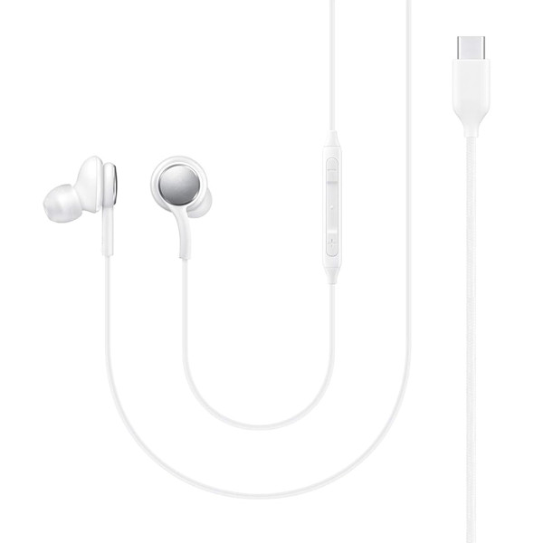 Image of Original Type-C Earphones for Samsung Galaxy S, Z &amp; A Series – Compatible with S24/S23/S22, Z Fold/Flip, A73/A54 &amp; Other USB-C Android Phones | Wired Earphones with Mic, Comfortable Fit &amp; HD Sound