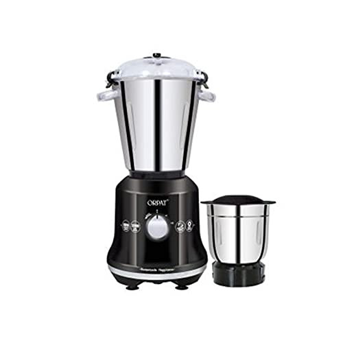 Orpat Kitchen Helpers Mixer Grinder Professional 215 Hp - Black 1600 Watts
