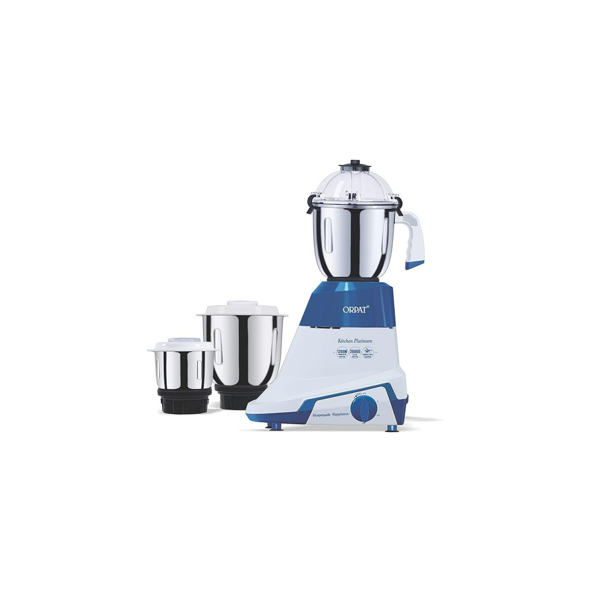 Orpat Kitchen Platinum Mixer Grinder 1200 W Blue MIXER KA BAAP