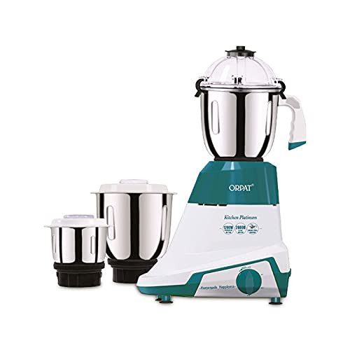 Orpat Kitchen Platinum Mixer Grinder 1200 W Green MIXER KA BAAP