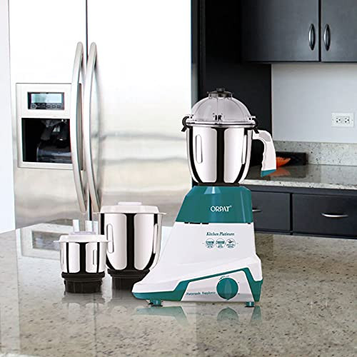 Orpat Kitchen Platinum Mixer Grinder 1200 W Green MIXER KA BAAP
