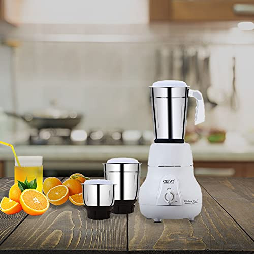Orpat Mixer Grinder Kitchen Chef 650W - White