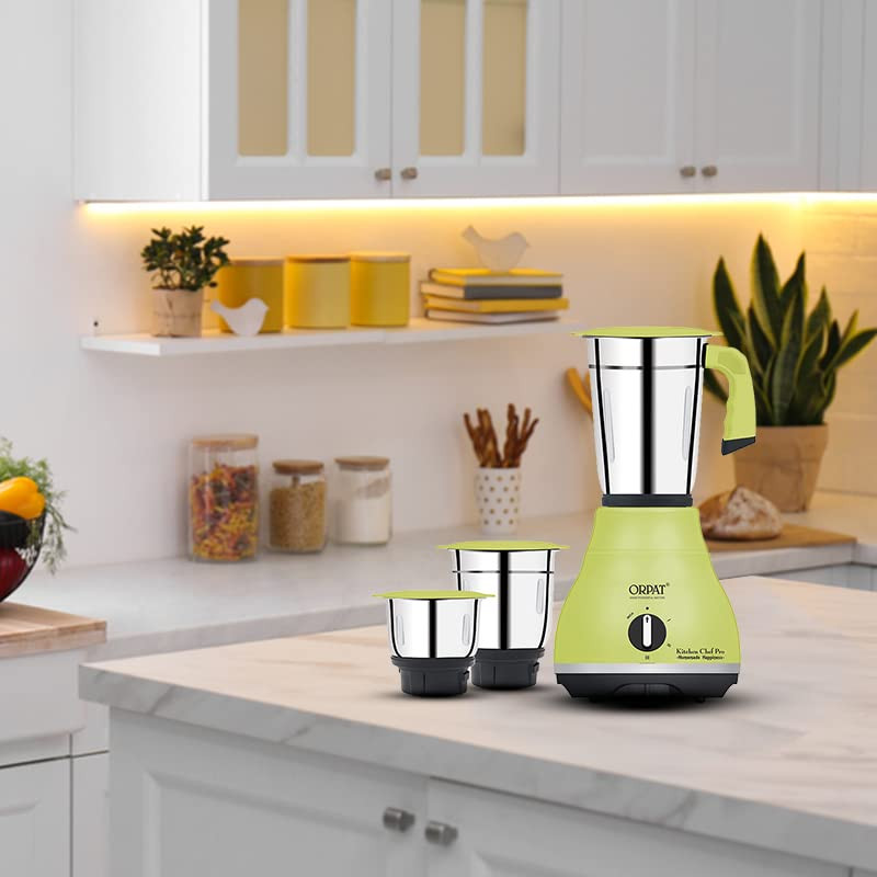 Orpat Mixer Grinder Kitchen Chef Pro 650W Ming Green