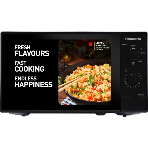 Image of Panasonic 20 L Solo Microwave Oven (NN-SM25JBFDG,Black)