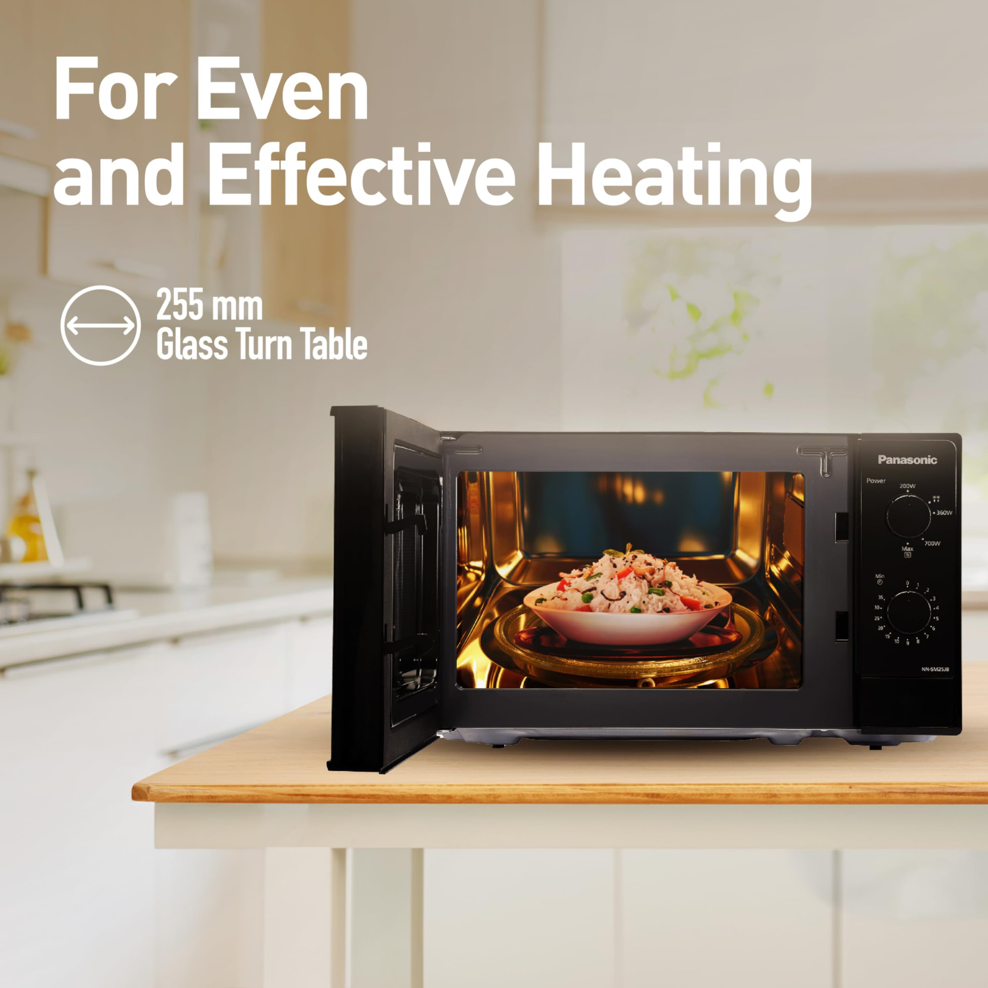 Panasonic 20 L Solo Microwave Oven NN-SM25JBFDGBlack