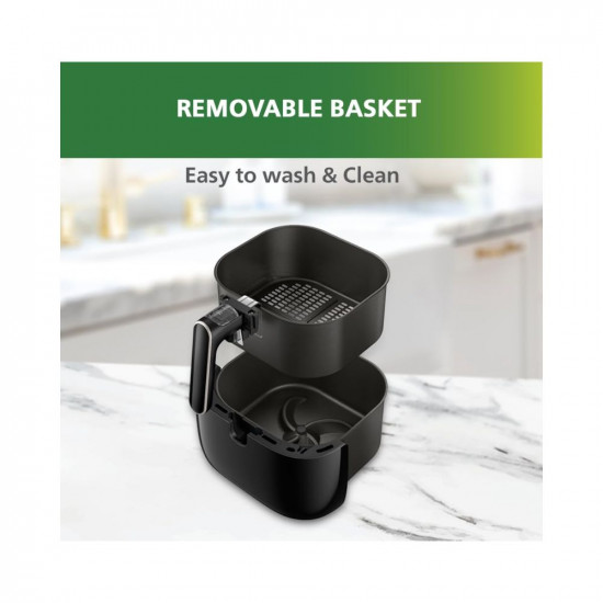 PHILIPS Air Fryer HD920090 uses up to 90 less fat 1400W 41 Liter with Rapid Air Technology Black Large