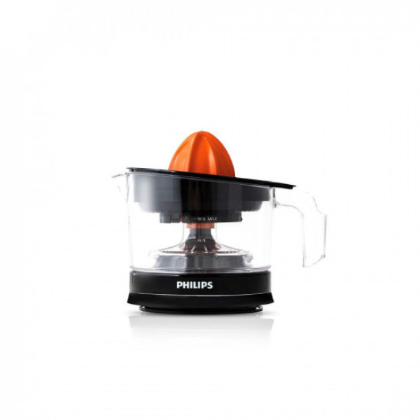 Image of PHILIPS Citrus Press Juicer HR2788/00, Black &amp; Transparent, Medium