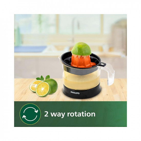 PHILIPS Citrus Press Juicer HR278800 Black Transparent Medium