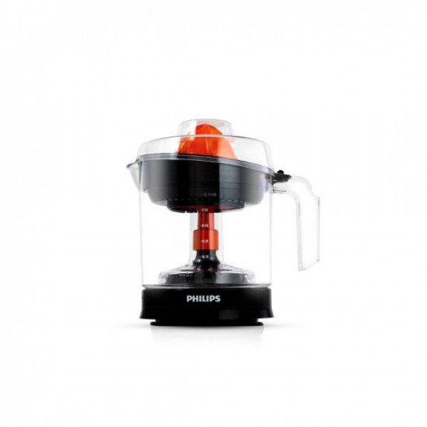 Image of PHILIPS Citrus Press Juicer HR2799/00, Black &amp; Transparent, Large