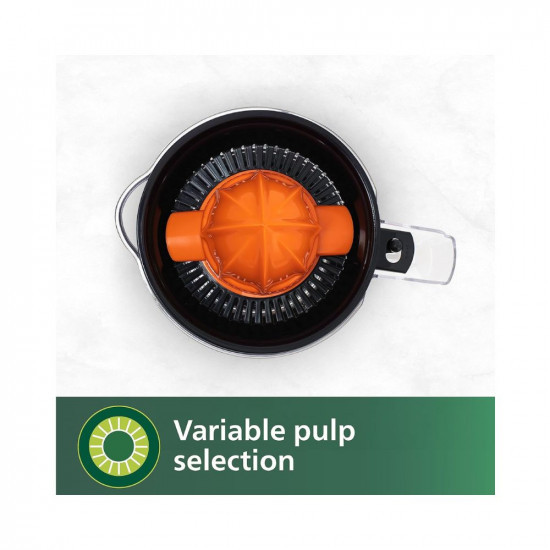 PHILIPS Citrus Press Juicer HR279900 Black Transparent Large