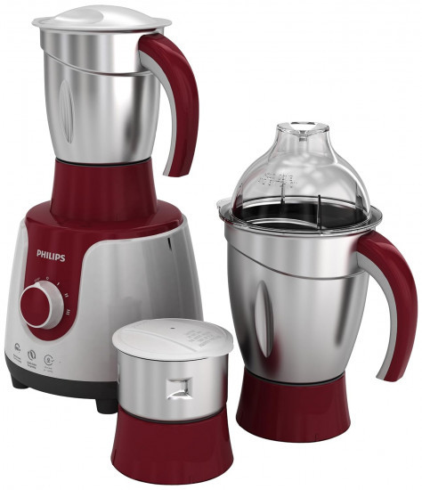 Philips HL 7720 750-Watt Mixer Grinder with 3 Jars Multicolour