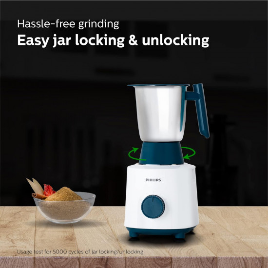Philips HL753501 Mixer Grinder 500W 3 Jars with 5 Year Warranty on Motor Bigger jar sizes