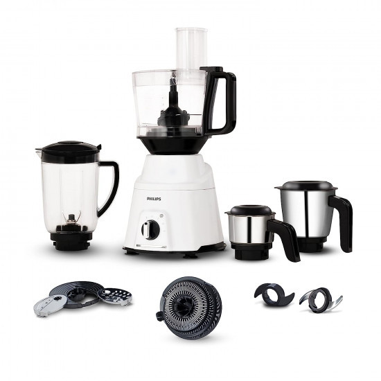 PHILIPS Mixer Grinder 750 Watt 3 in 1 Mixer Grinder  Juicer  Food Processor 4 Jar HL776300