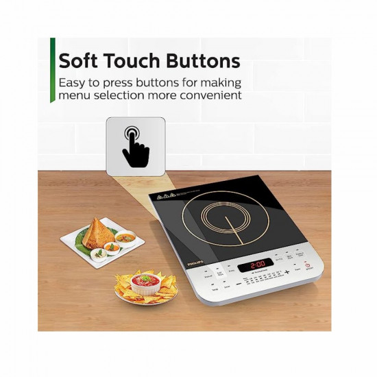 Philips Viva Collection HD4928 01 2100 Watt Induction Cooktop Black