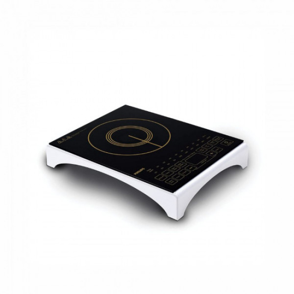 Image of Philips Viva Collection Hd4938 01 2100 Watt Glass Induction Cooktop With Sensor Touch Black