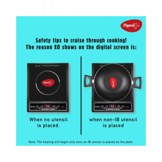 Pigeon by Stovekraft Cruise 1800 watt Induction Cooktop Black
