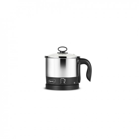 Pigeon Kessel Multipurpose Kettle 12173 12 litres with Stainless Steel Body used for boiling Water and milk Tea Coffee Oats Noodles Soup etc 600 Watt Black Silver